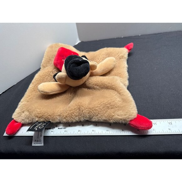 F.A.O. Schwarz Plush Security Blanket Teddy Bear Lovey Sleep Soother 2018 Polyes - Picture 6 of 7